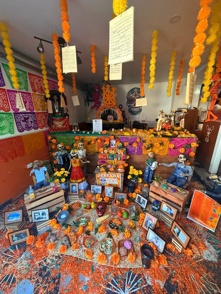 Ofrenda du Dia de los Muertos à Coyoacan Mexico