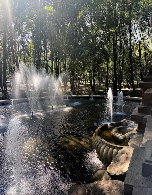 Fontaine de Chapultepec à Mexico