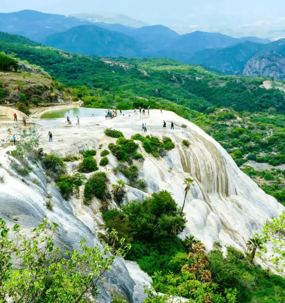 Paysage de Hierve El Agua