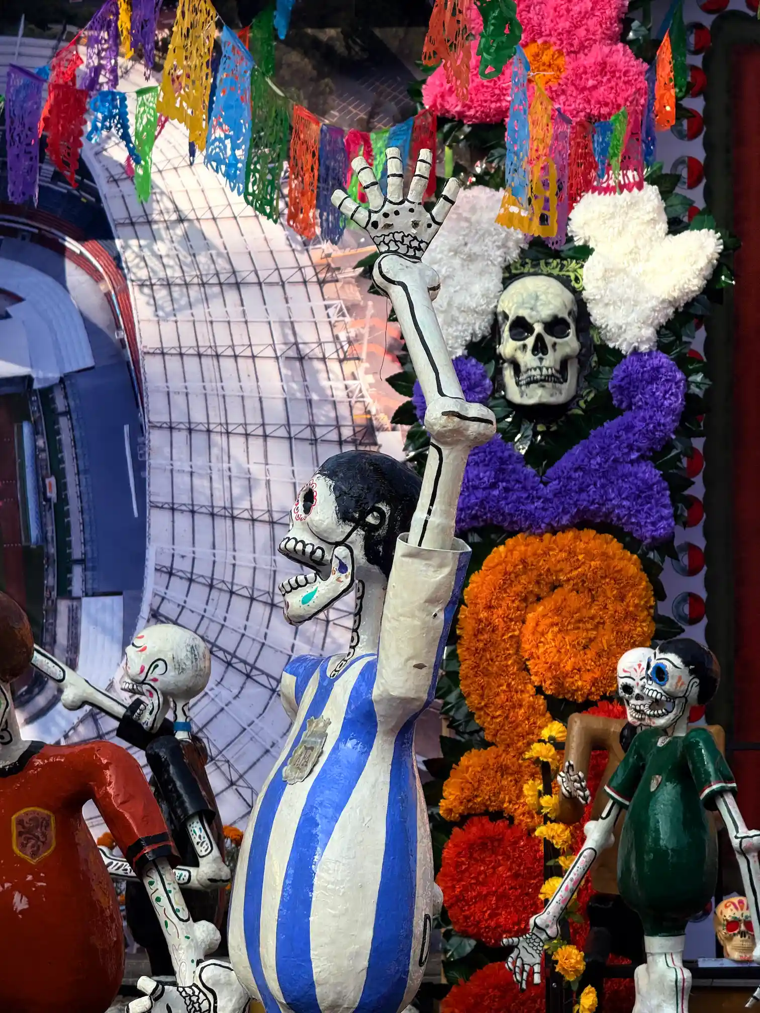 Décorations à Coyoacan dans Mexico