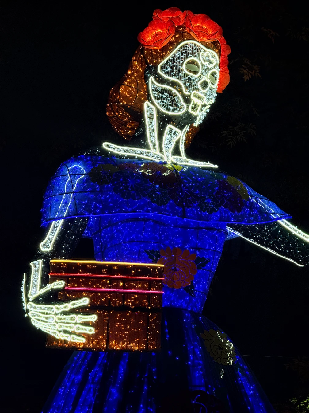 Illuminations à Mexico pour la Fete des Morts