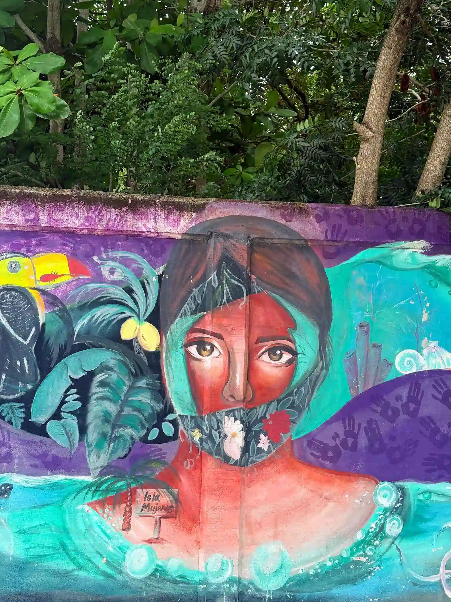 Fresque murale d'Isla Mujeres