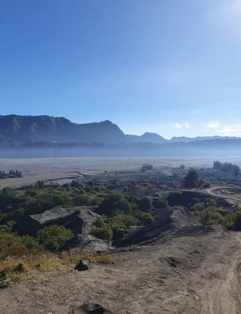 Volcan Bromo vu en altitude