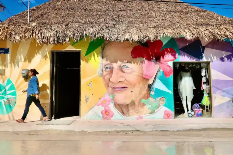 Fresque sur l'île d'Holbox