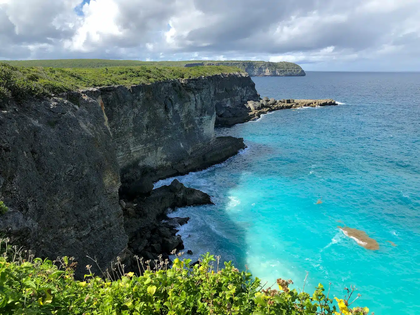 falaise de guadeloupe