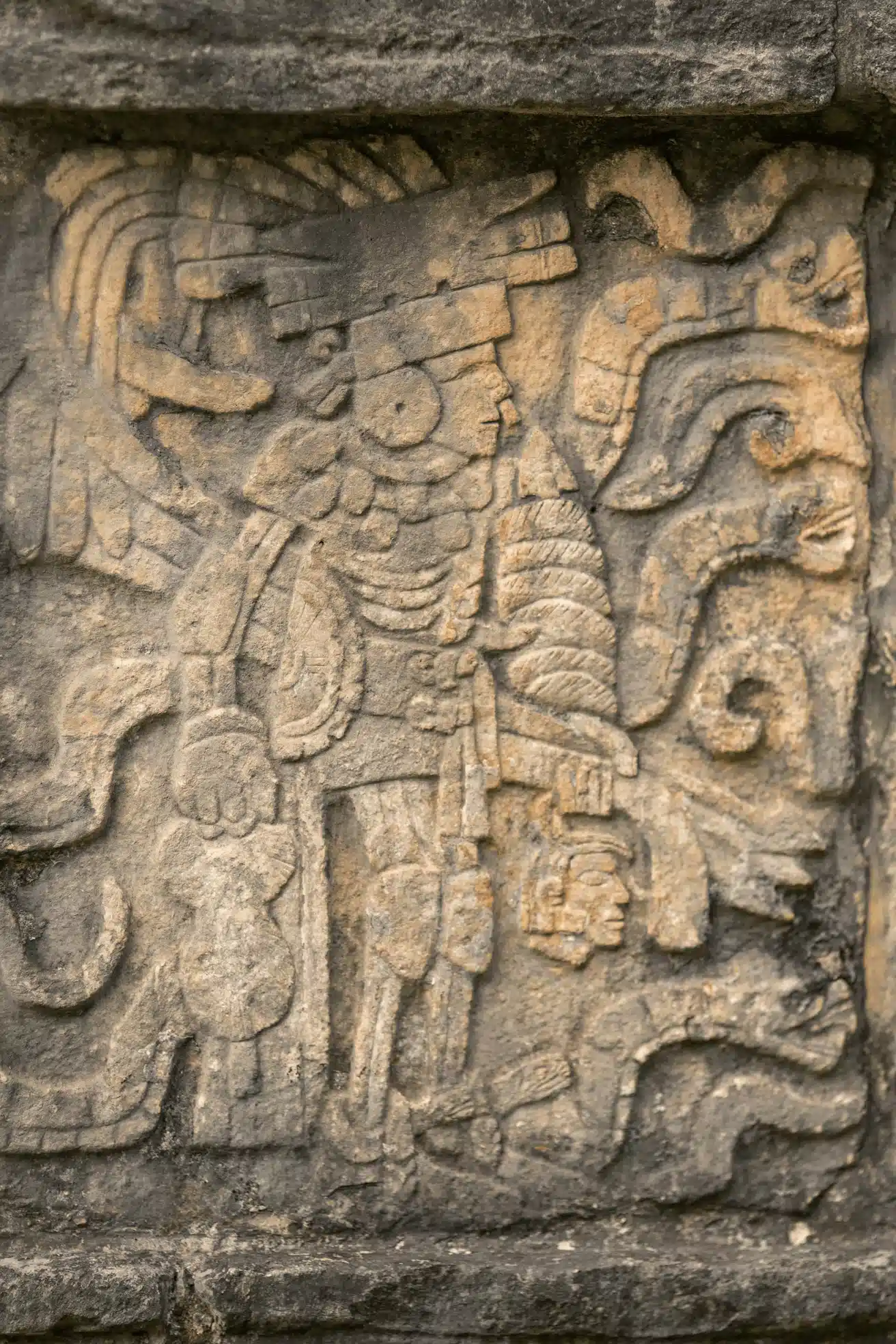 Gravures Maya au Chichen Itza
