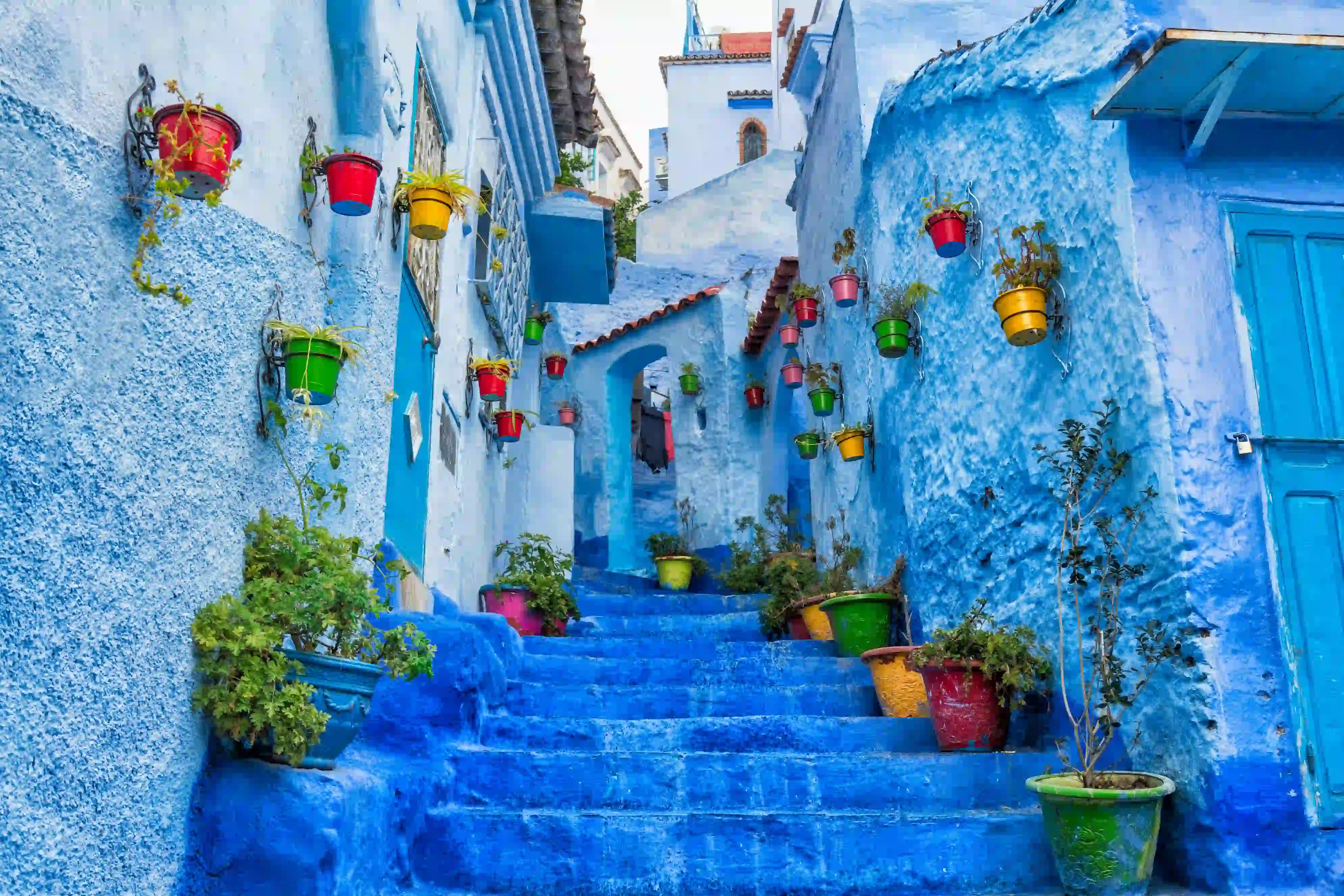 Village bleu de Chefchaouen au maroc