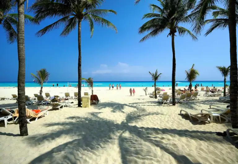 La plage de Playa del Carmen