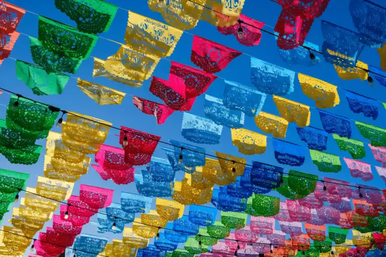 Rubans colorés au Mexique