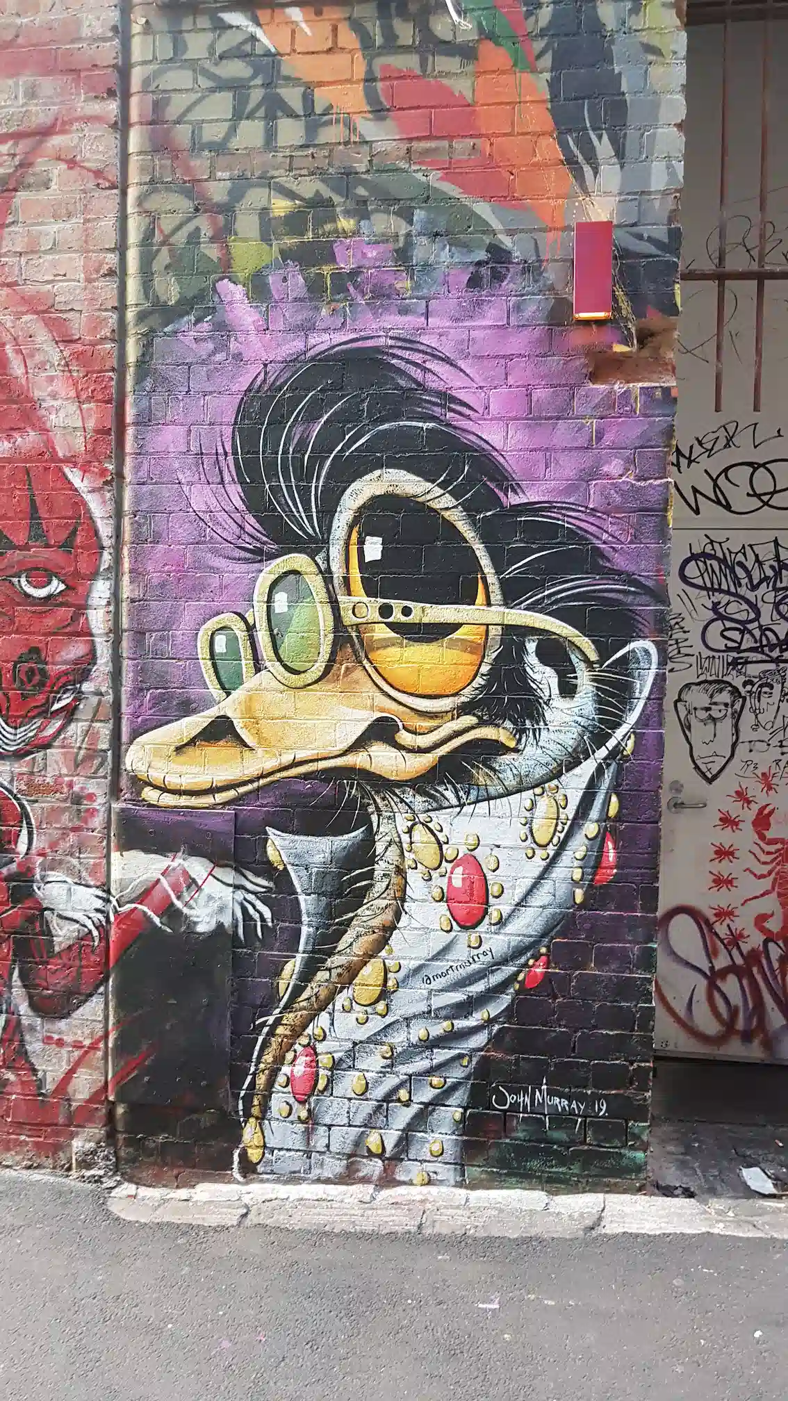 Street art dans les rues de Melbourne