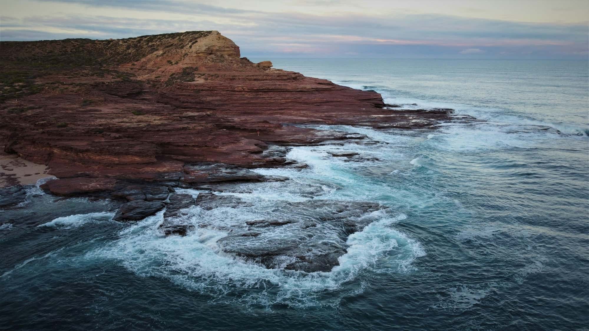 Falaises de Red Bluff en Australie