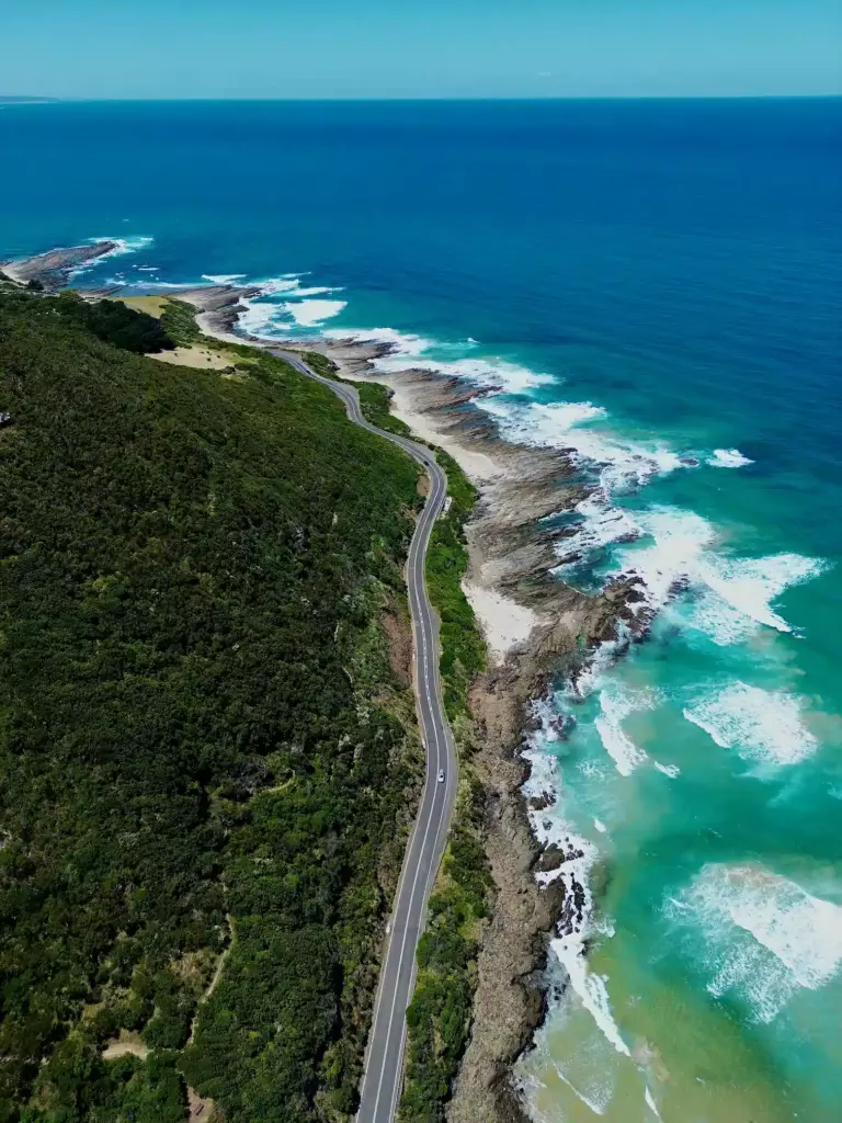 Apollo Bay sur la Great Ocean Road en Australie