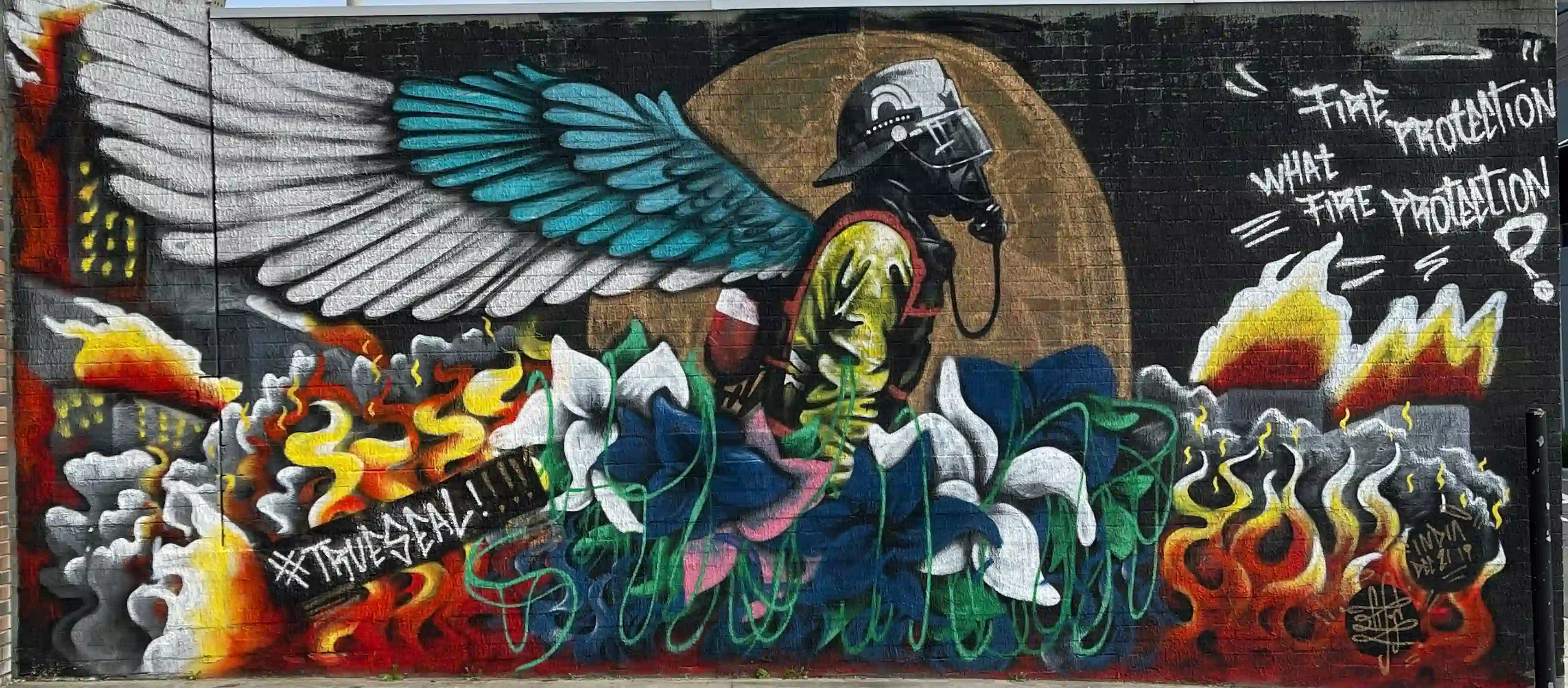 Street art sur les murs du quartier de Richmond à Melbourne