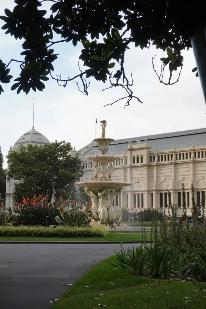 Jardins de Carlton Gardens à Melbourne en Australie