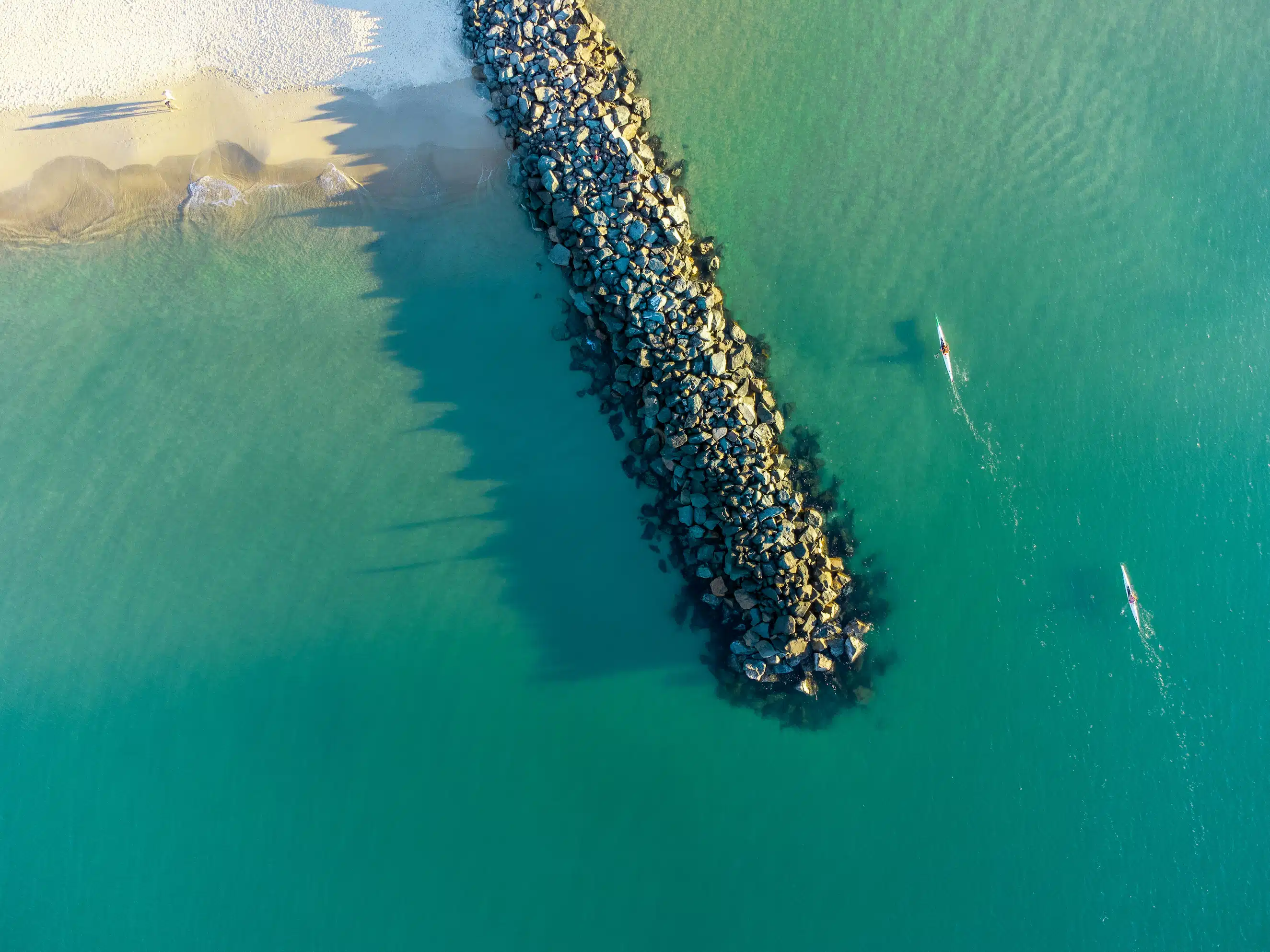 Eau turquoise de Noosa Heads de la cote Est d'Australie