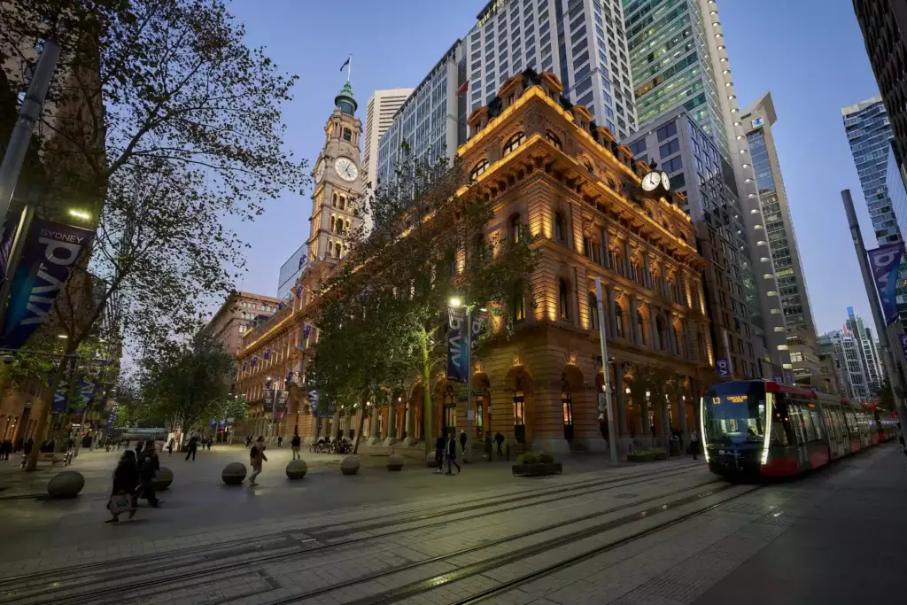 Quartier des affaires dans le centre de Sydney CBD