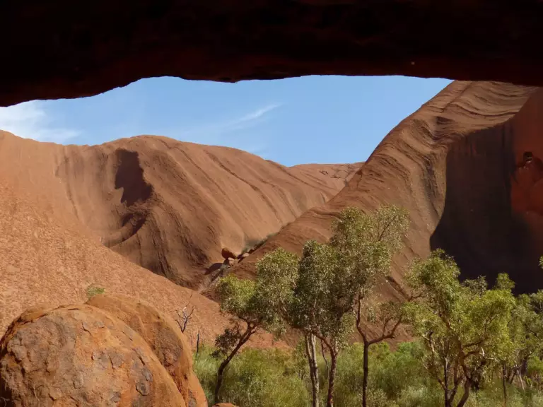Formations rocheuses Ayers Rock d'Uluru