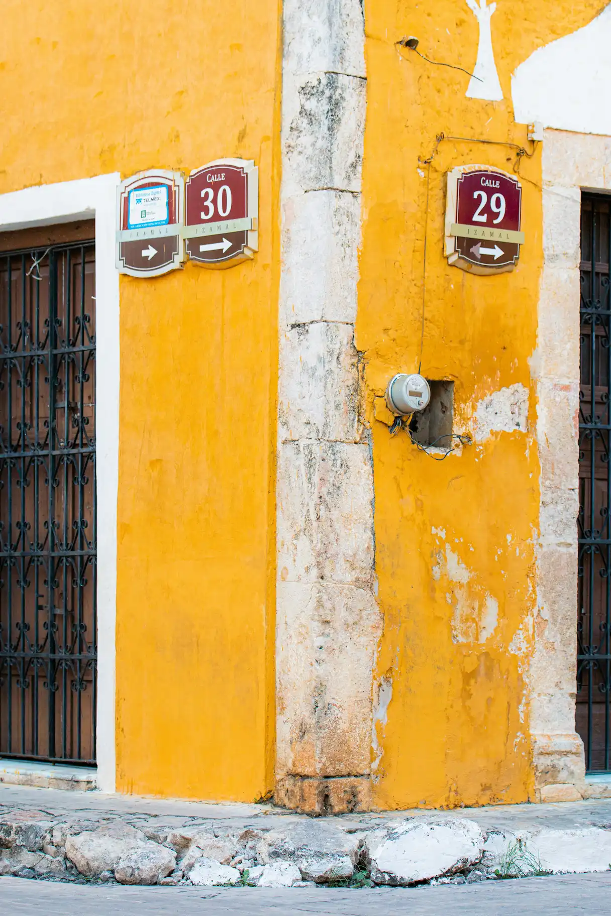 Ruelles d'Izamal au Mexique