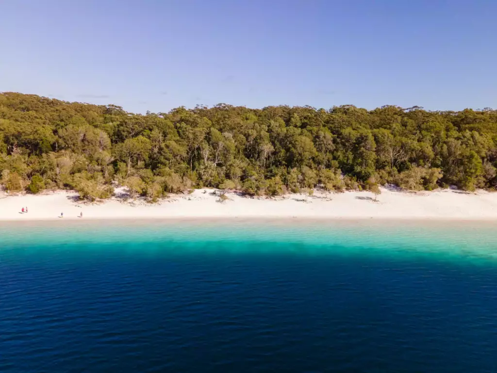 Lake McKenzie sur Fraser Island en Australie