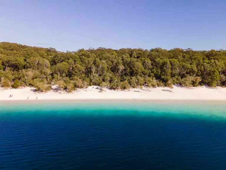 Lake McKenzie sur Fraser Island en Australie