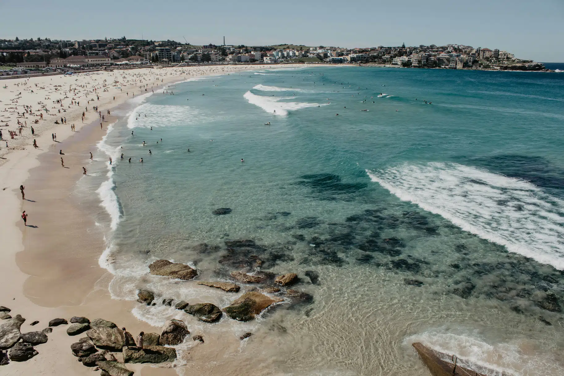 Plage de Bondi Beach à Sydney