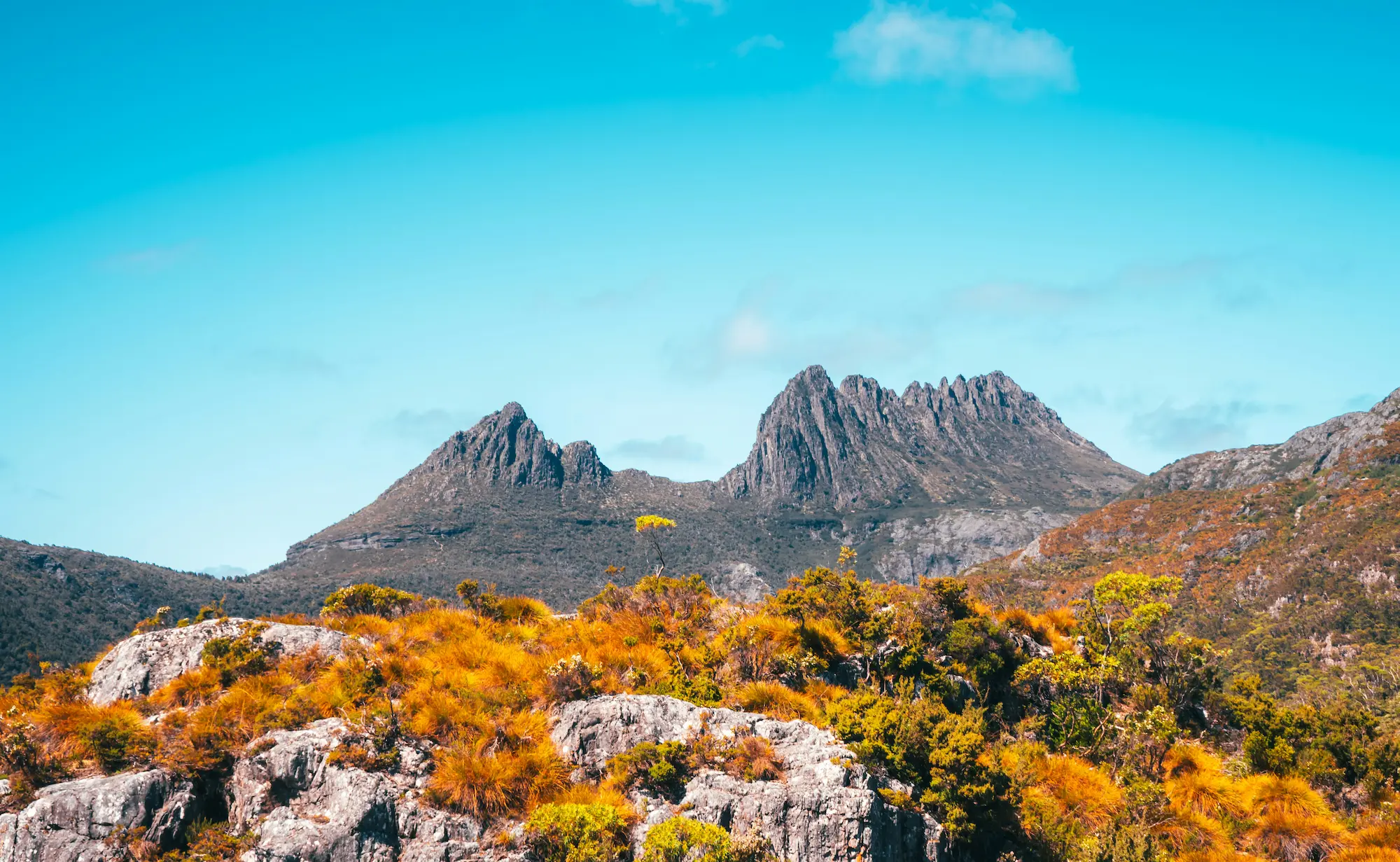 Montagnes Imposantes en Tasmanie
