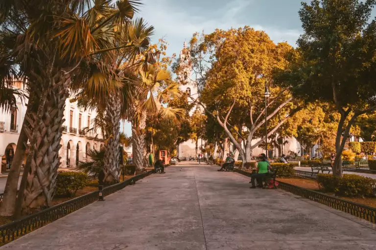 Parc de Mérida au Mexique