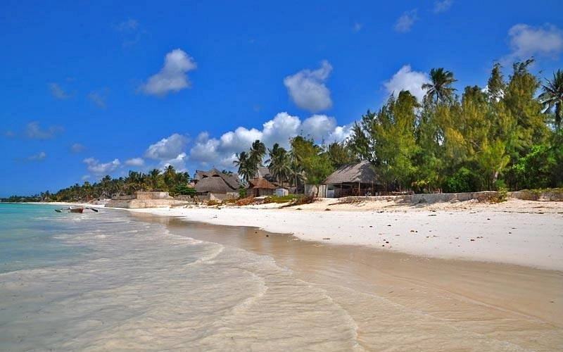 Plage paradisiaque à Jambiani à Zanzibar