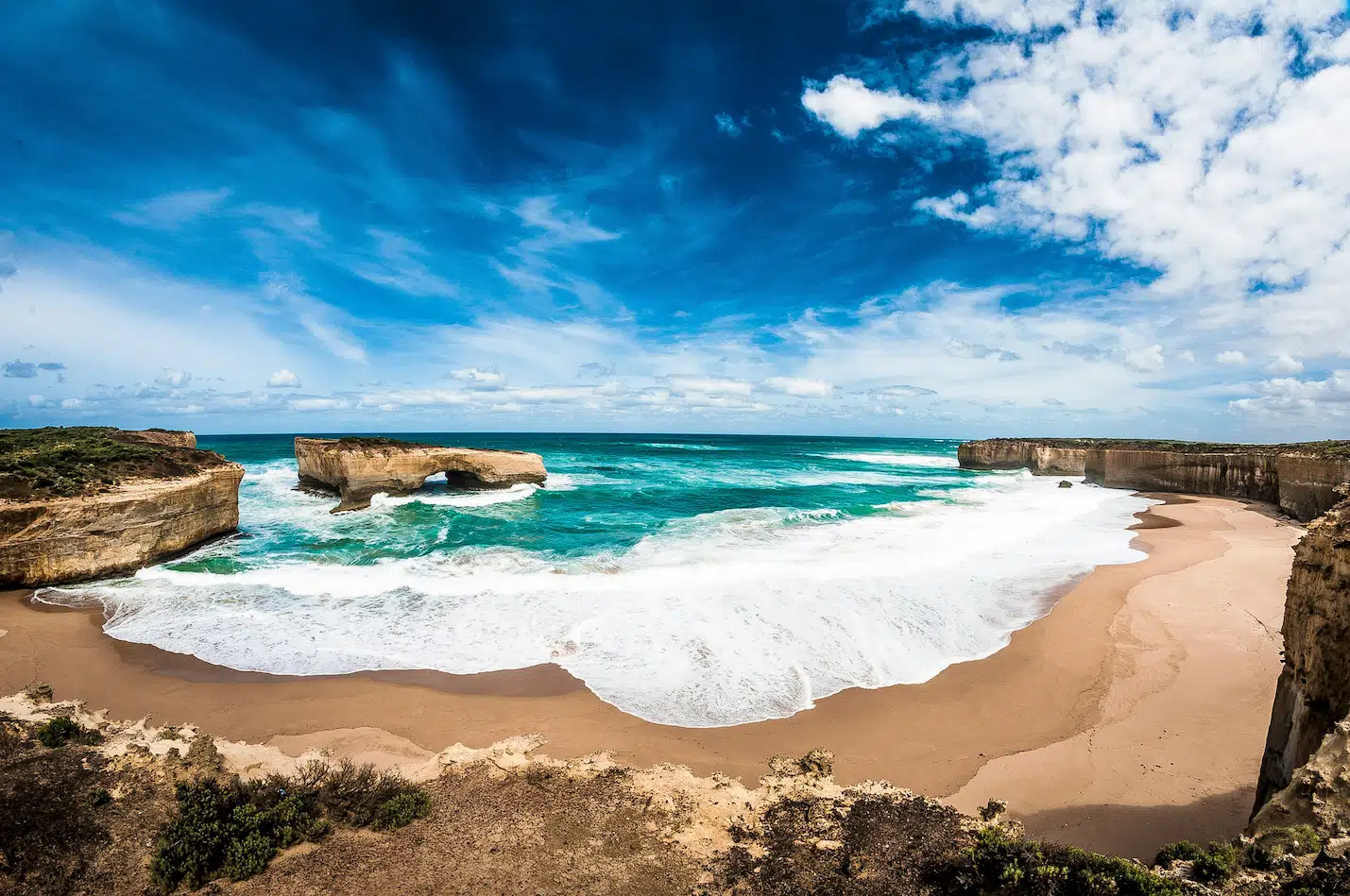 Great Ocean Road, vue panoramique sur les plages