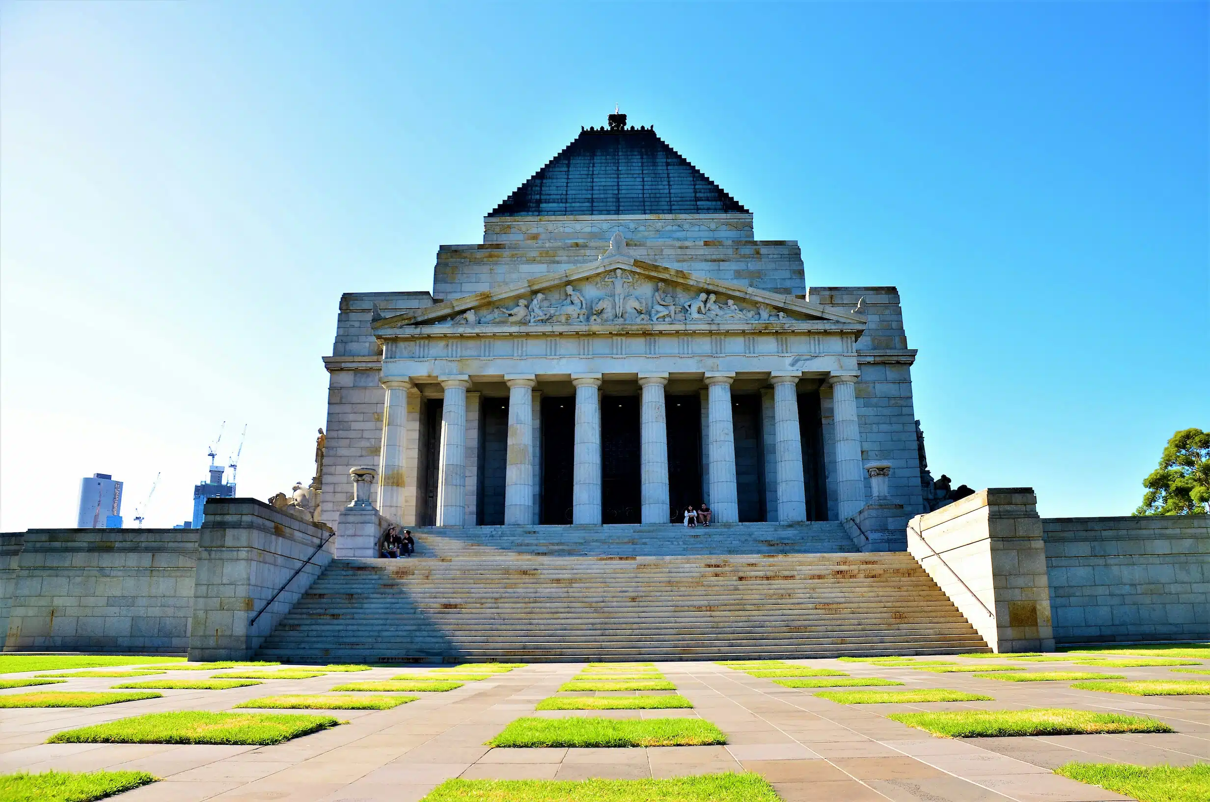 Monument du Shrine of Remembrance à Melbourne