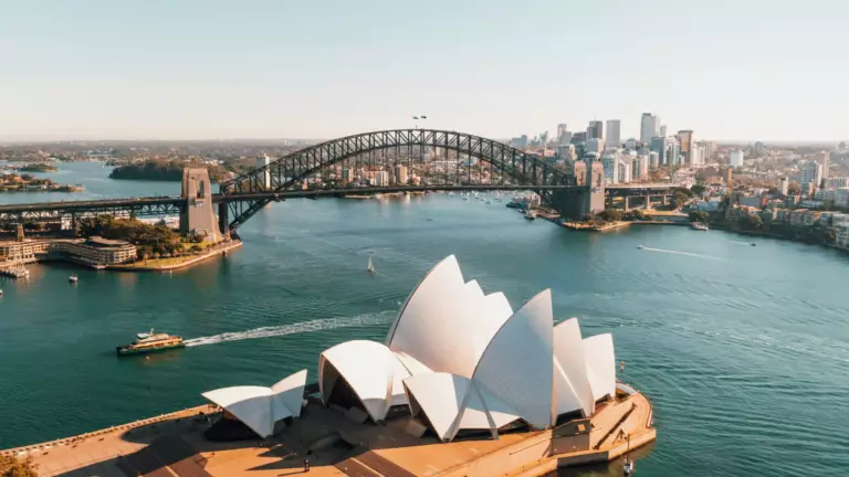 Vue aérienne de Sydney