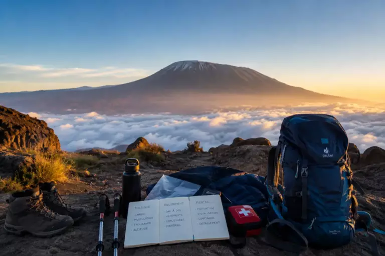 Préparatifs pour le Kilimandjaro