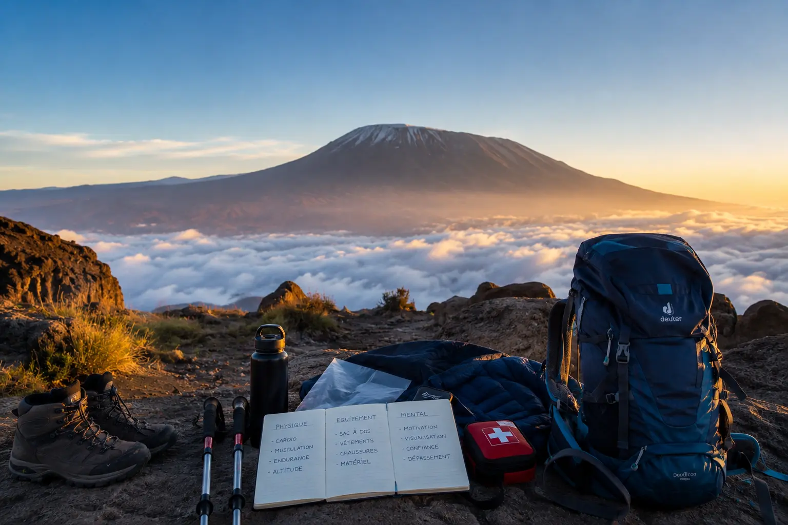 Préparatifs pour le Kilimandjaro
