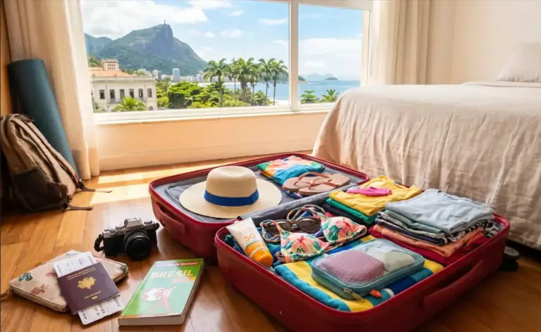 Faire sa valise pour partir au Brésil