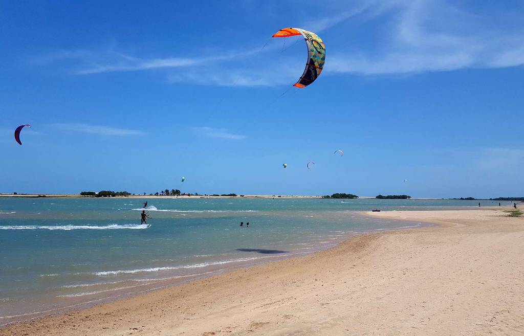 Plage de kite surf de guajiru