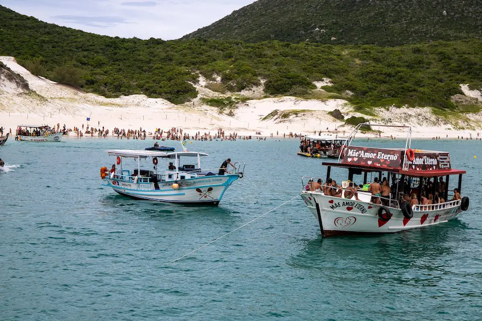 Excursion et plages arraial do cabo brésil